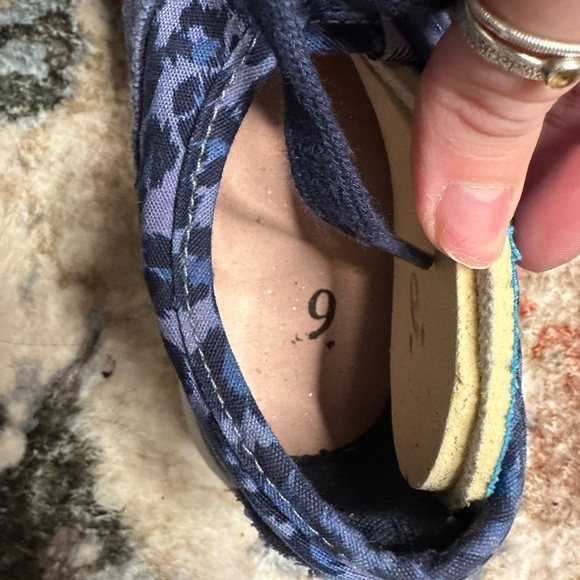 Blowfish Pascal Animal Print Canvas Rubber Sole Lace Up Pascal Sneakers - Picture 7 of 9